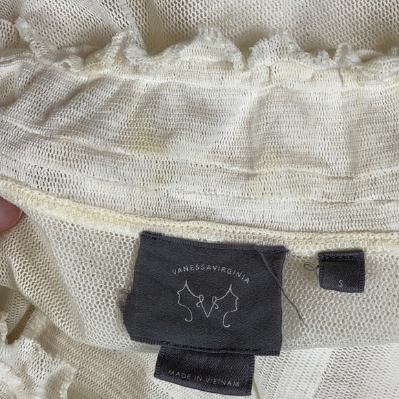 Vanessa Virginia Cream Lace Blouse G239 - Picture 5 of 7